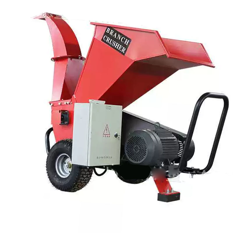 Garden Branch Shredder Wood Chipper - Przenośna sieczkarnia do gałęzi sadów, z