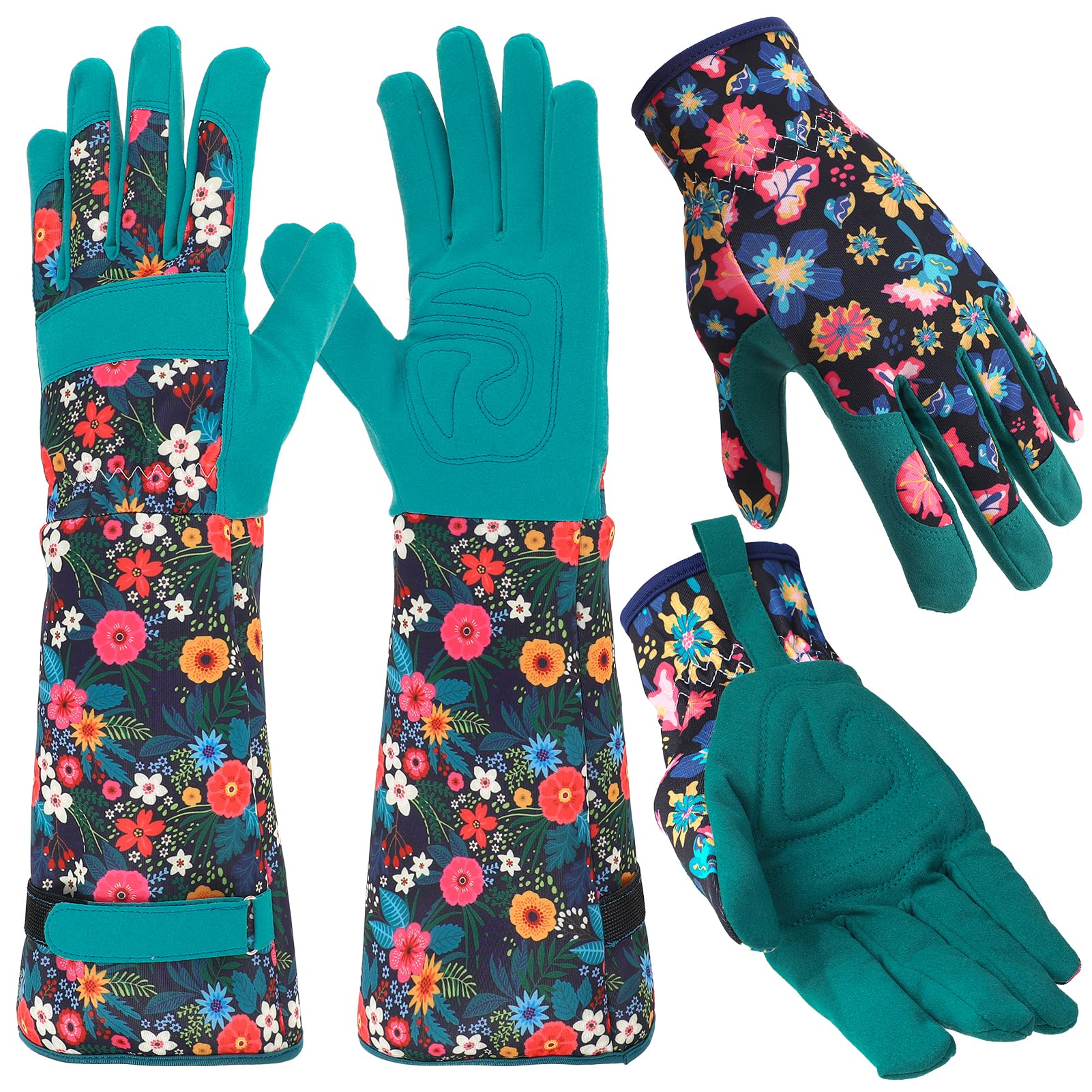 Gardening Gloves Thorn Proof Leather - 2 pary rękawic ogrodniczych damskich, odporne