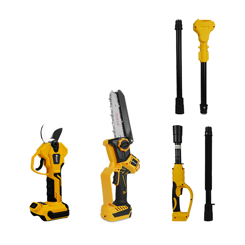 Electric Pruner With Extension Pole - Elektryczna Sekatorka Bogini, Bezprzewodowe Nożyce, Przedłużka,