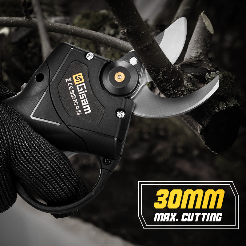 Gisam 198VF 30mm akumulatorowy – Cordless Electric Pruning Shears 30Mm recenzja i cena