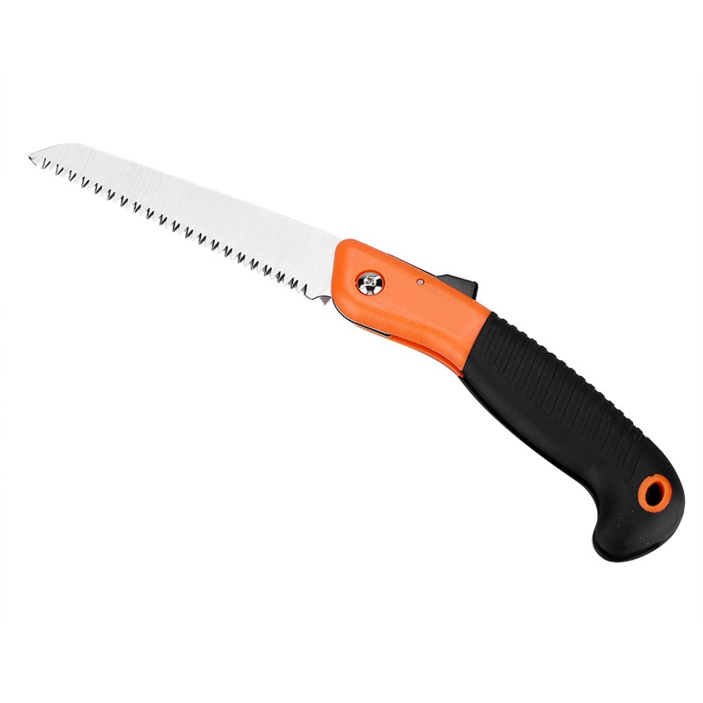 Pomarańczowa składana piła do  – Pruning Saw Folding Hand Saw Tree recenzja i cena