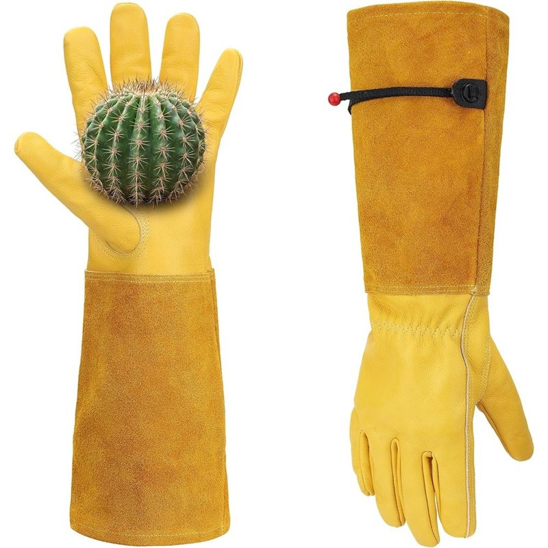 Rękawice skórzane B23B z długi – Gardening Gloves Thorn Proof Leather recenzja i cena