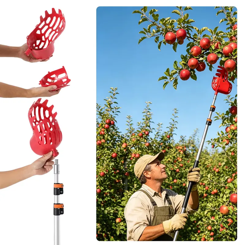 Ręczny zbierak do owoców, tele – Fruit Picker Basket Telescopic Pole recenzja i cena