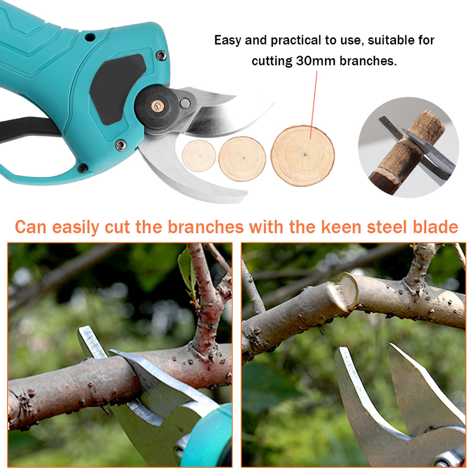 Ostrza do elektrycznych sekato – Cordless Electric Pruning Shears 30Mm recenzja i cena