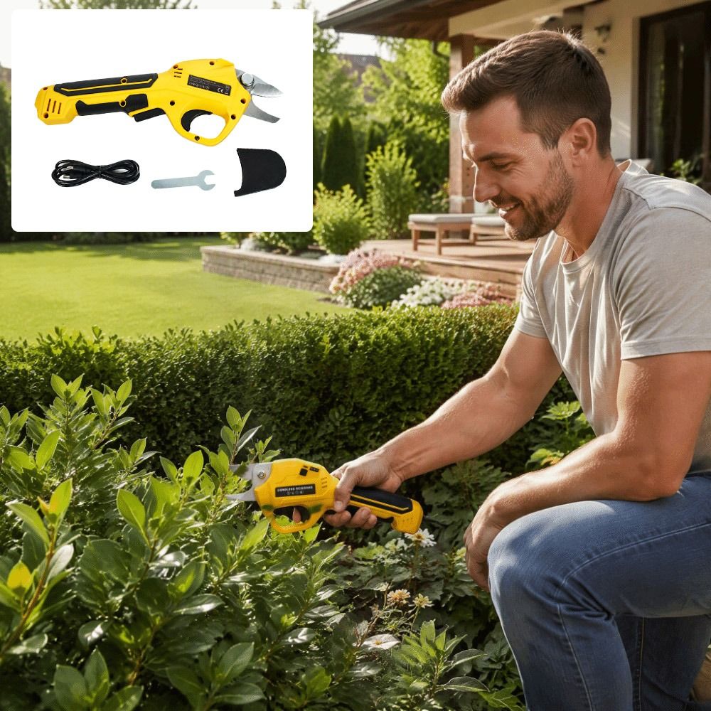 Akumulatorowe elektryczne noży – Cordless Electric Pruning Shears 30Mm recenzja i cena