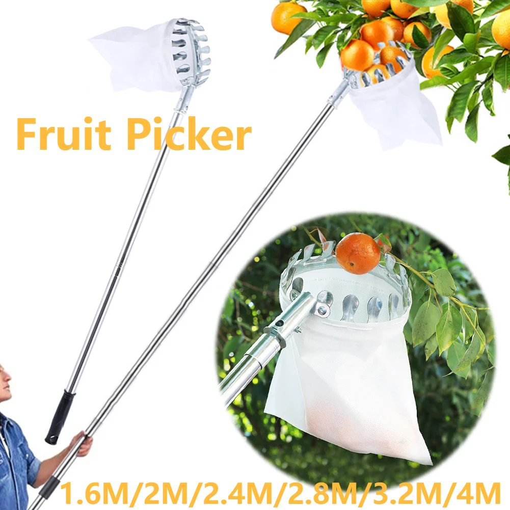 Narzędzie do zbierania owoców  – Fruit Picker Basket Telescopic Pole recenzja i cena