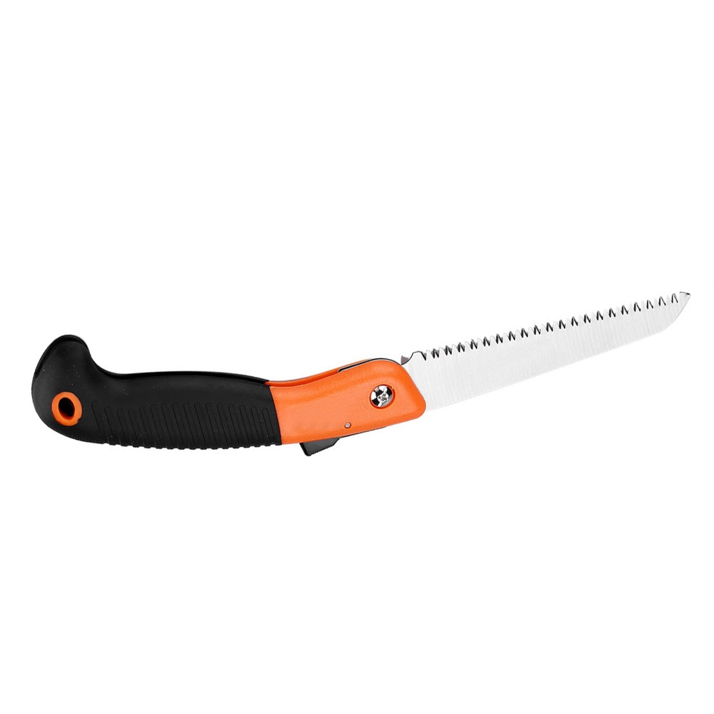 Pomarańczowa składana piła do  – Pruning Saw Folding Hand Saw Tree recenzja i cena