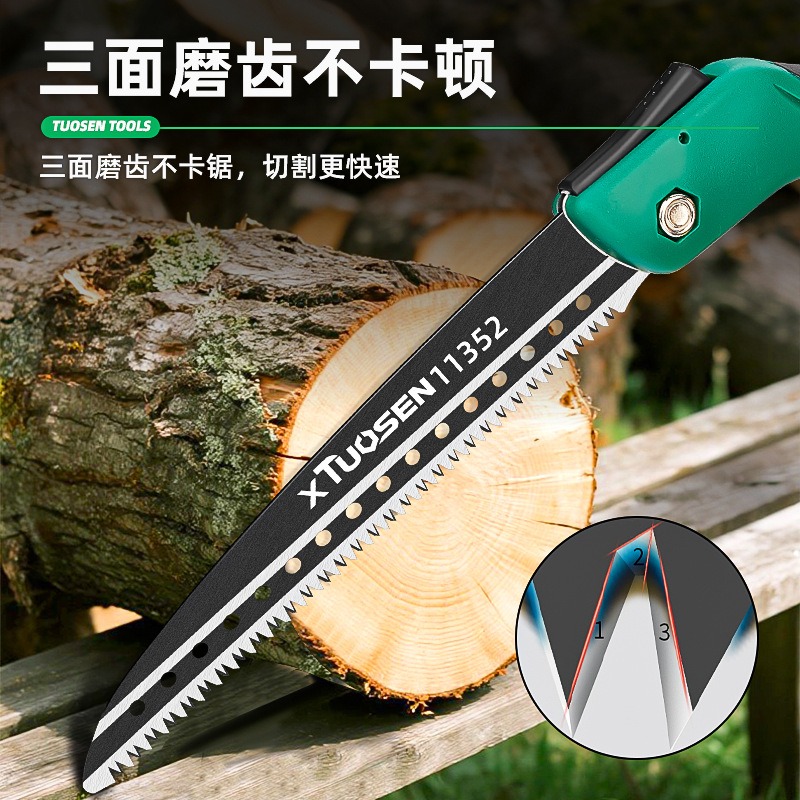 Piła ręczna Tuosen, piła skład – Pruning Saw Folding Hand Saw Tree recenzja i cena