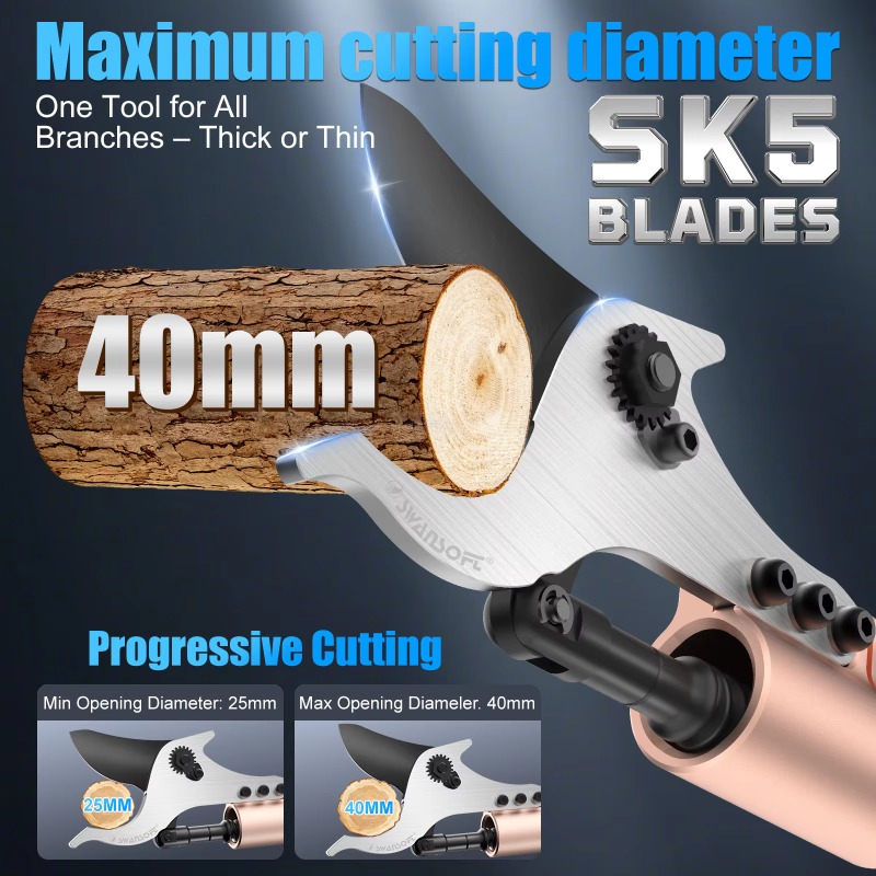 Elektryczna sekatora do gałęzi – Electric Pruner With Extension Pole recenzja i cena