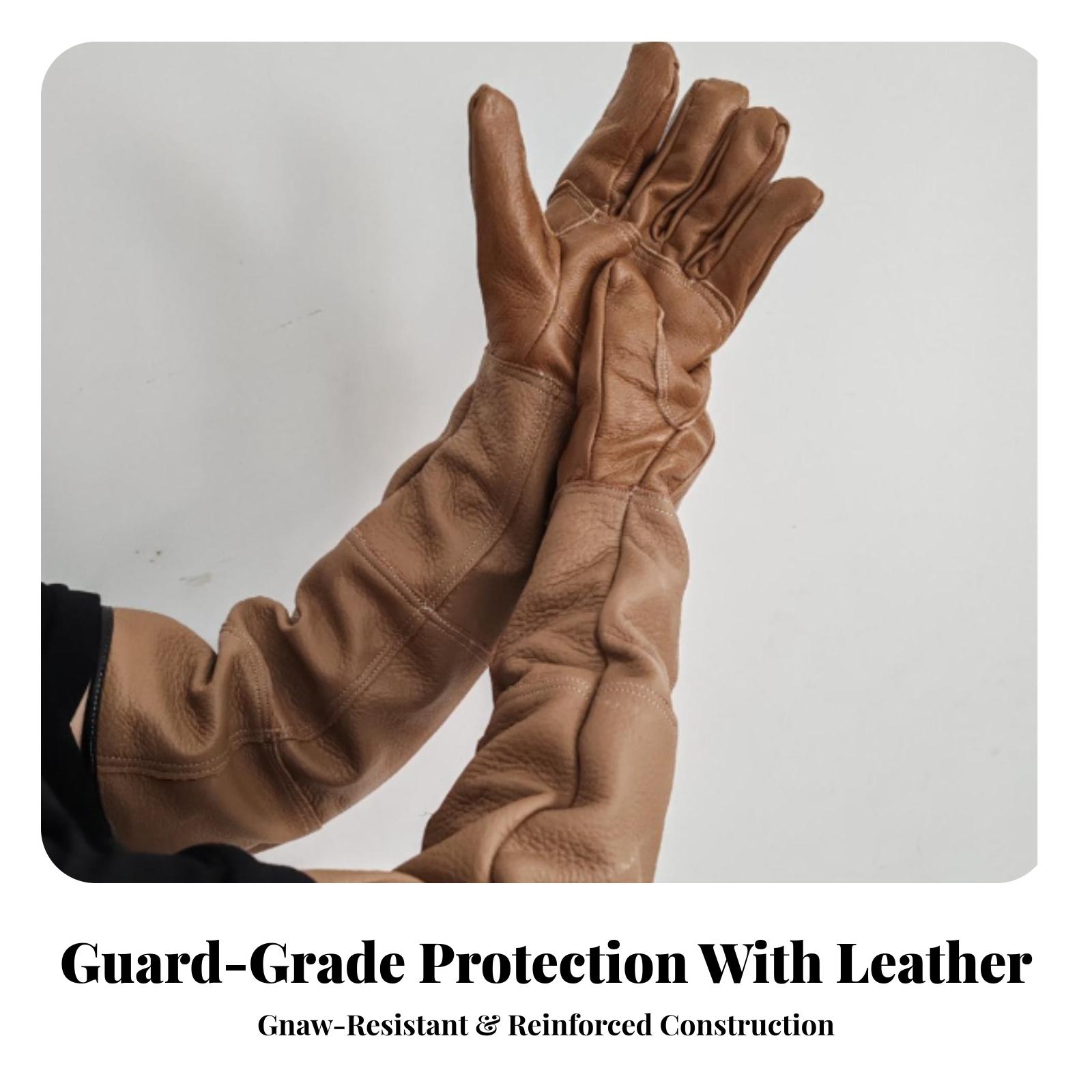 Wytrzymałe, długie rękawice ro – Gardening Gloves Thorn Proof Leather recenzja i cena
