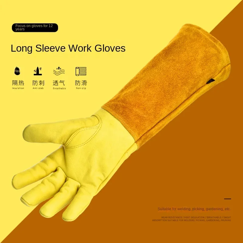 Rękawice skórzane do pielęgnac – Gardening Gloves Thorn Proof Leather recenzja i cena