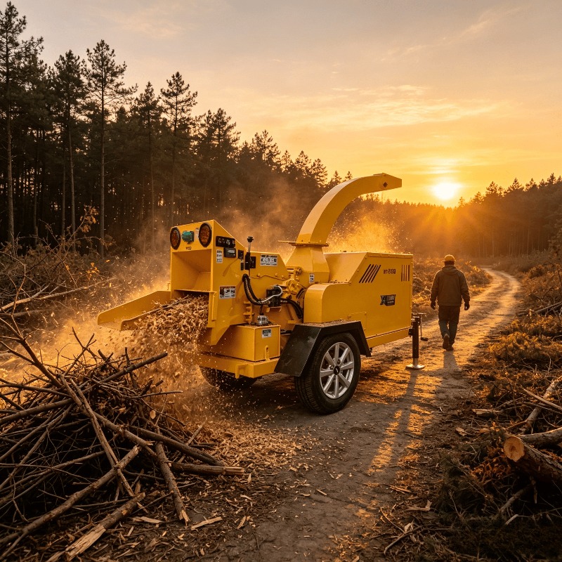 Mała maszyna do rozdrabniania  – Garden Branch Shredder Wood Chipper recenzja i cena