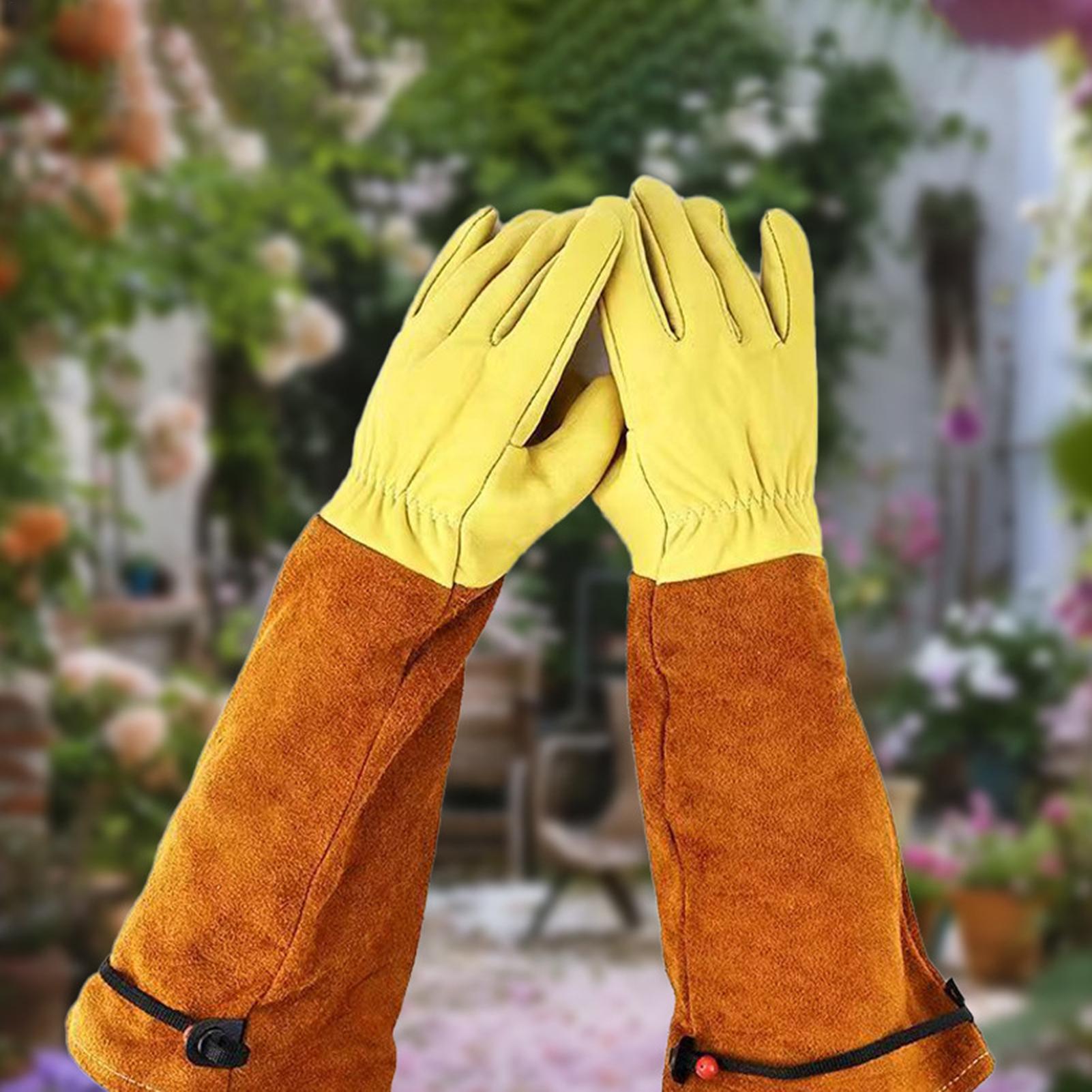 Rękawice ogrodnicze skórzane o – Gardening Gloves Thorn Proof Leather recenzja i cena