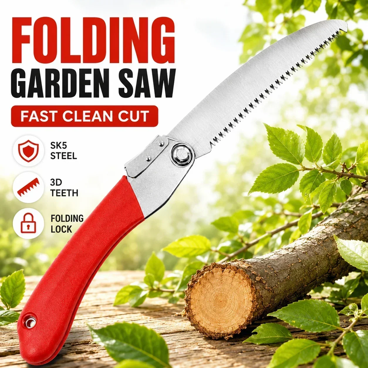 Składana piła do przycinania 2 – Pruning Saw Folding Hand Saw Tree recenzja i cena
