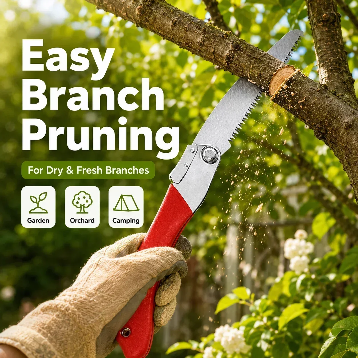 Składana piła do przycinania 2 – Pruning Saw Folding Hand Saw Tree recenzja i cena