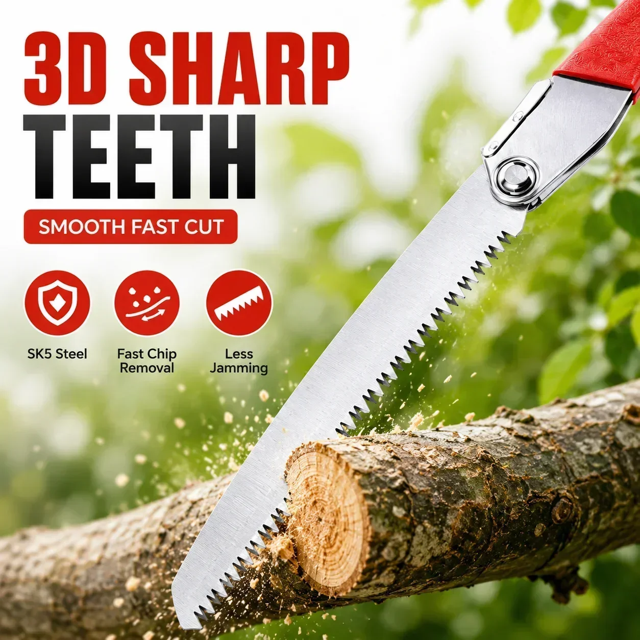 Składana piła do przycinania 2 – Pruning Saw Folding Hand Saw Tree recenzja i cena